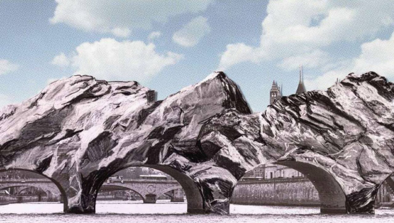 JR trasforma il Pont Neuf di Parigi in una caverna immersiva tra arte e realtà aumentata