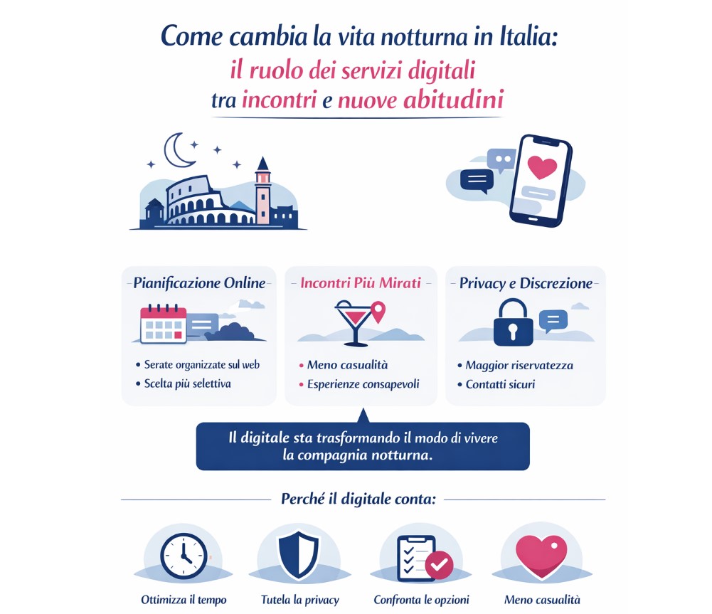 Come cambia la vita notturna in Italia: il ruolo dei servizi digitali tra incontri e nuove abitudini