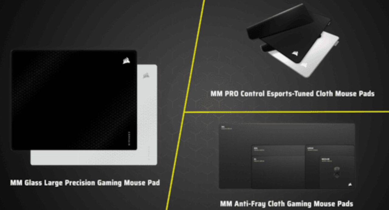 Corsair presenta la nuova linea MM di mouse pad per il gaming competitivo