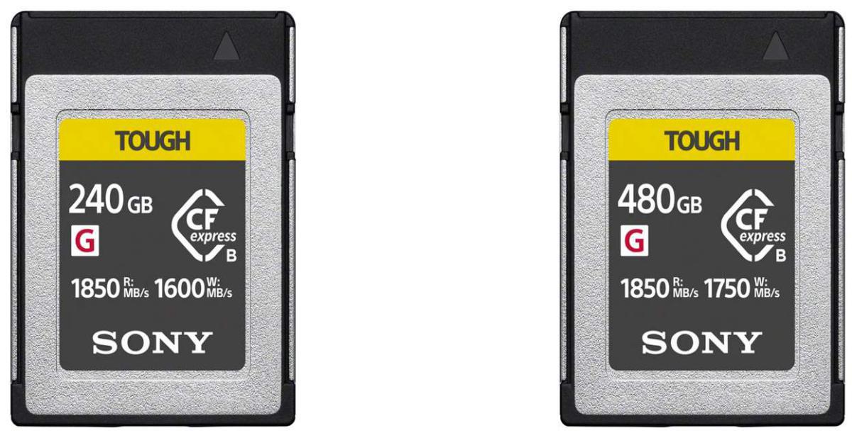 Nuove schede di memoria CEB-G480T/CEB-G240T di Sony