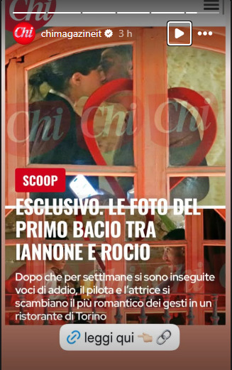 Iannone e Rocío Muñoz Morales, cena romantica a Torino e bacio che smentisce la rottura