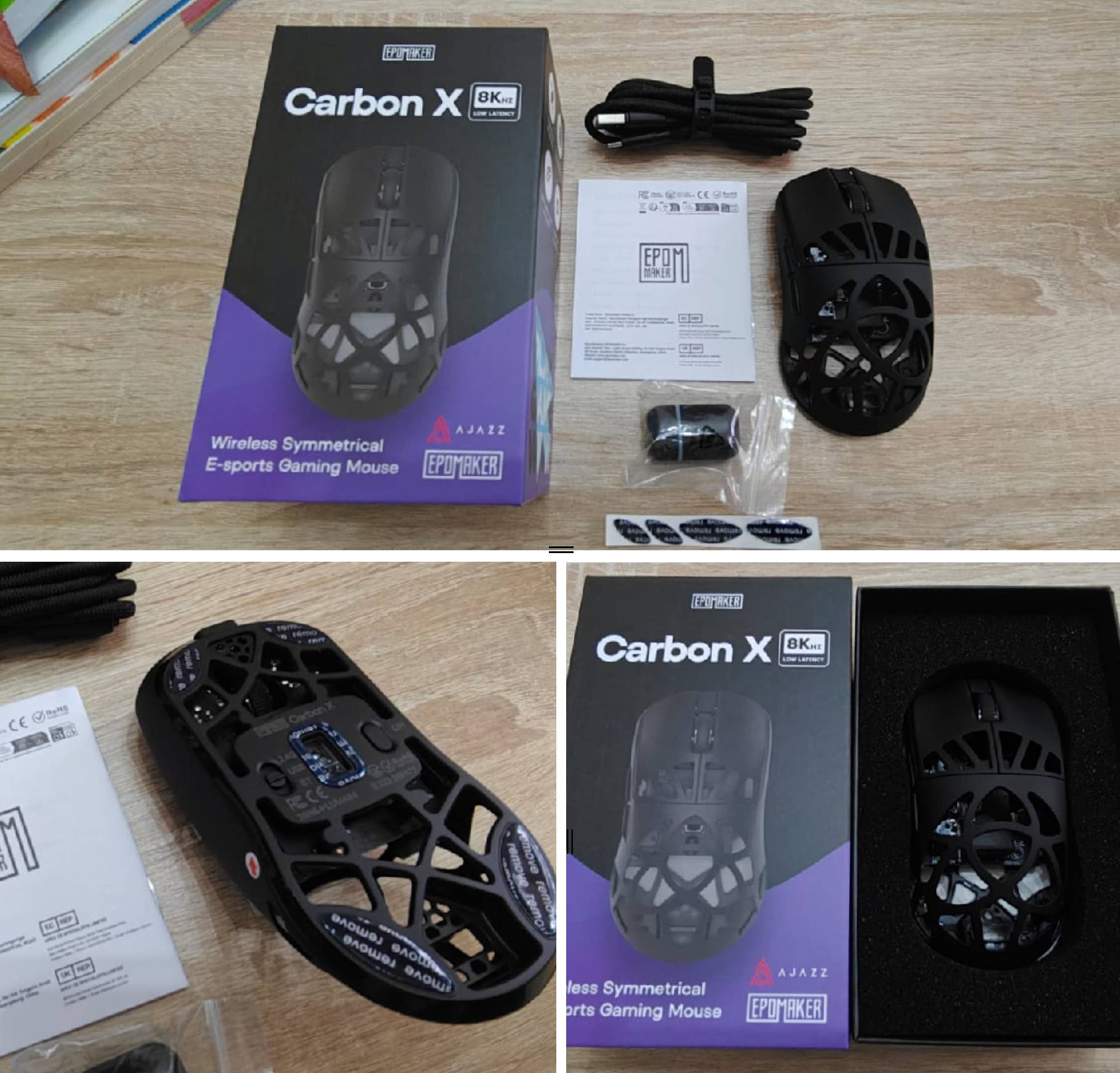 Recensione EPOMAKER CarbonX Mouse 