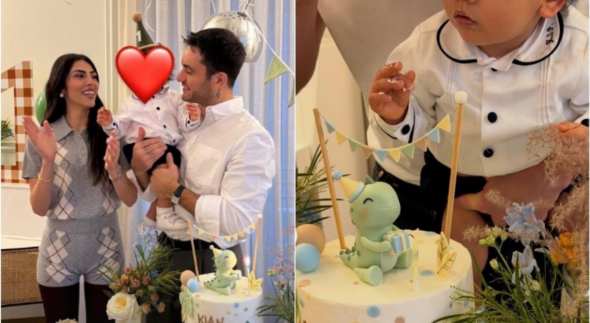 Giulia Salemi e Pierpaolo Pretelli, festa per il primo compleanno di Kian