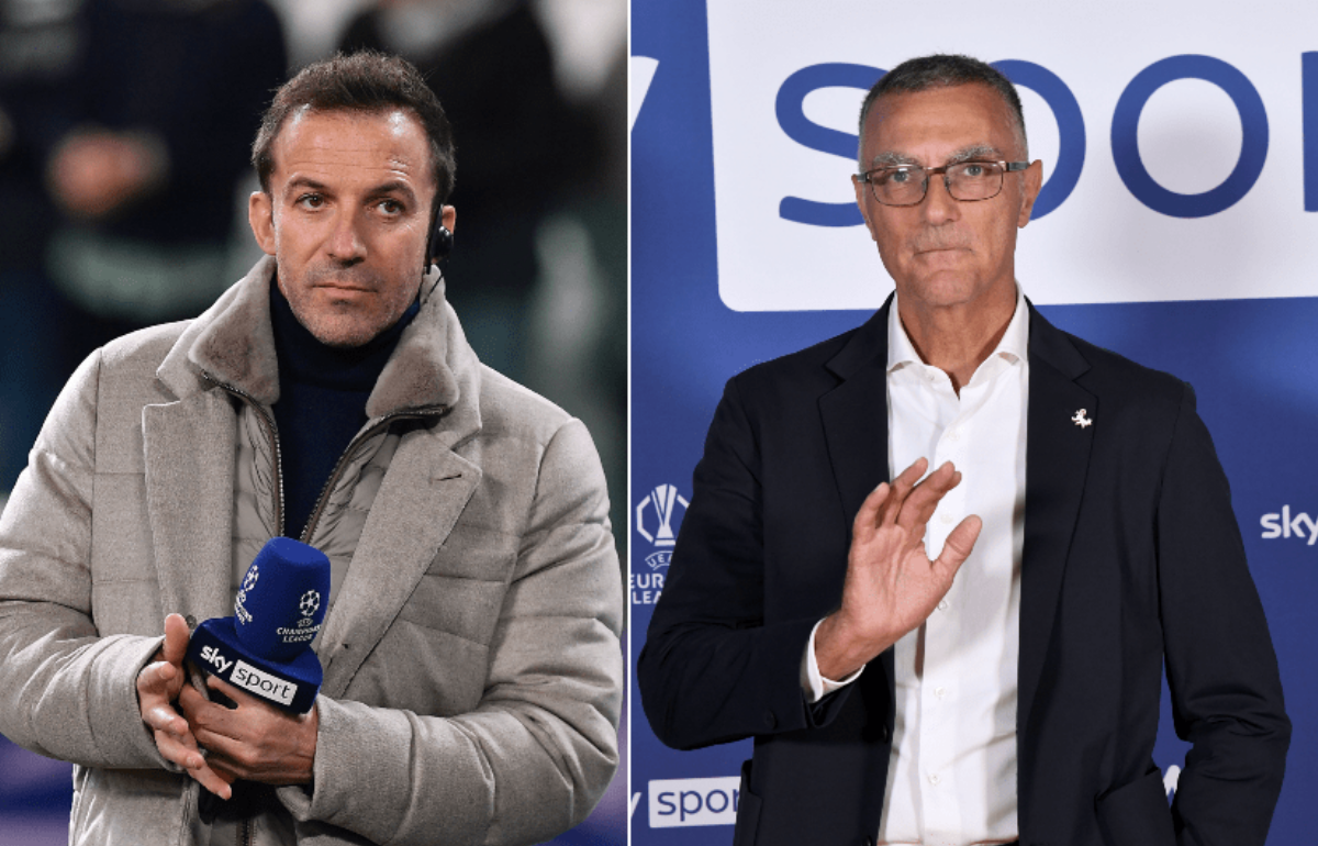 Del Piero e Bergomi, scintille in diretta su Sky: Rispetta il mio pensiero e non urlare Del Piero e Bergomi, scintille in diretta su Sky: Rispetta il mio pensiero e non urlare