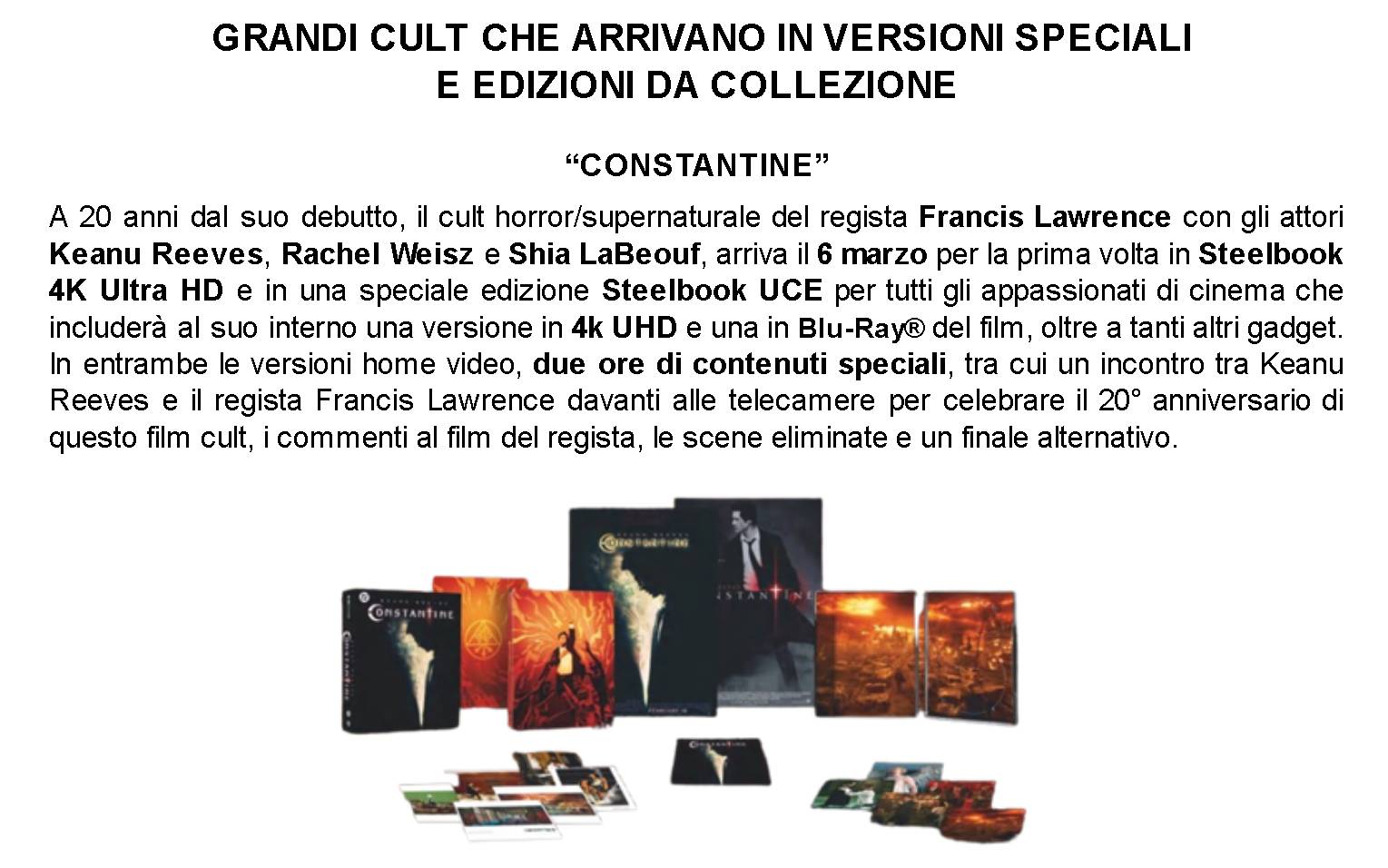 Warner Bros.Home Entertainment - uscite HOME VIDEO marzo 2025