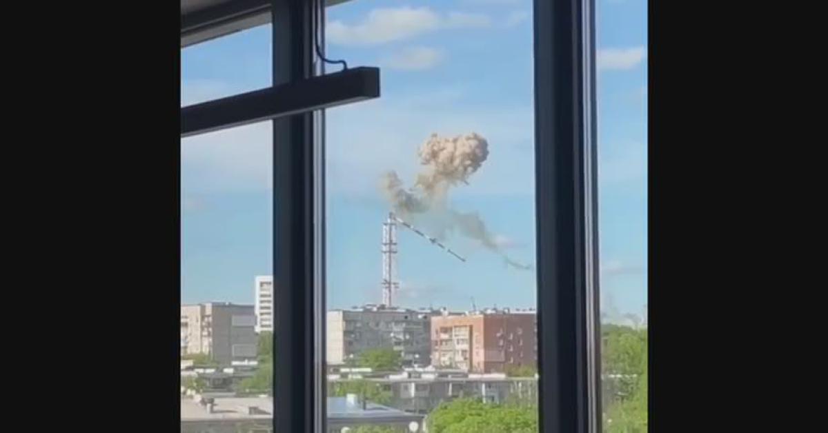 Kharkiv - Russia colpisce torre della tv - Video