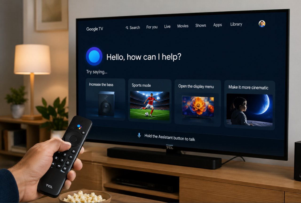 Gemini arriva su Google TV, immagine e audio si regolano con i comandi vocali