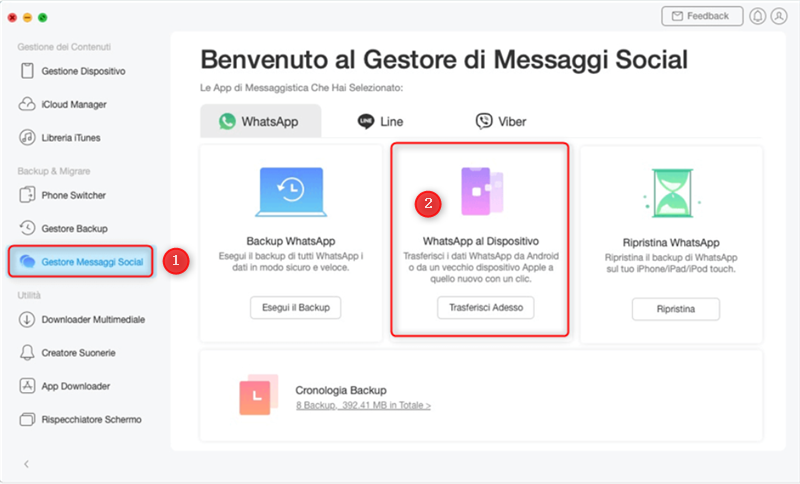 come trasferire Come trasferire WhatsApp da Android a iPhone