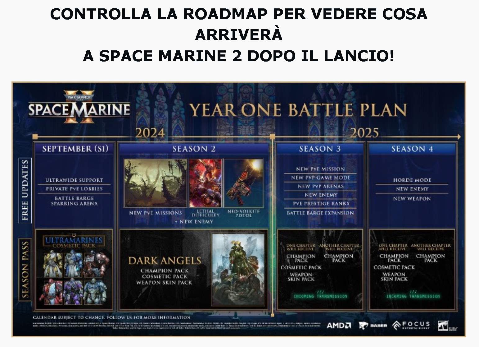 warhammer space Warhammer 40,000: Space Marine 2 - trailer cinematografico