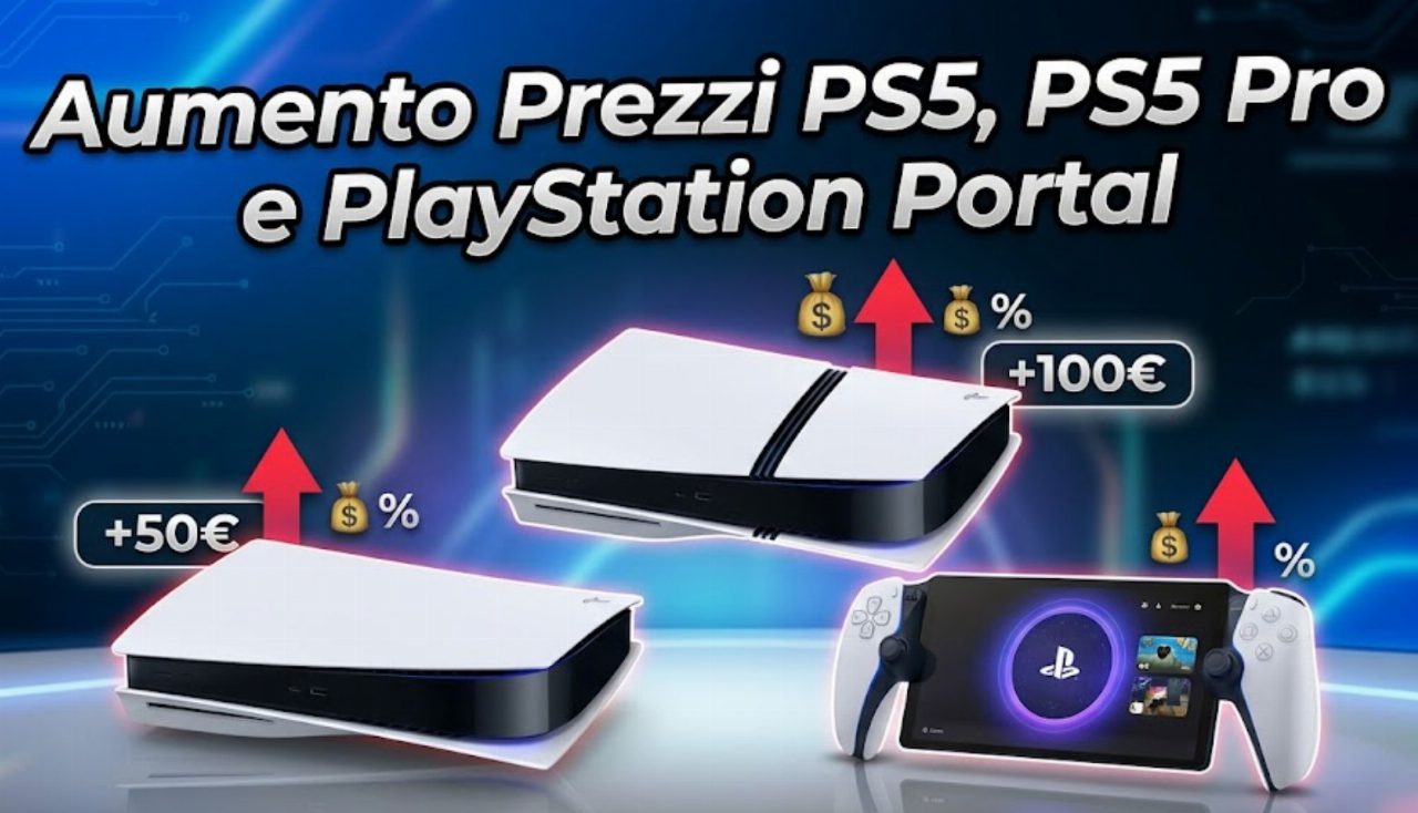 PlayStation aumenta i prezzi di PS5 e Portal, tutti i nuovi listini