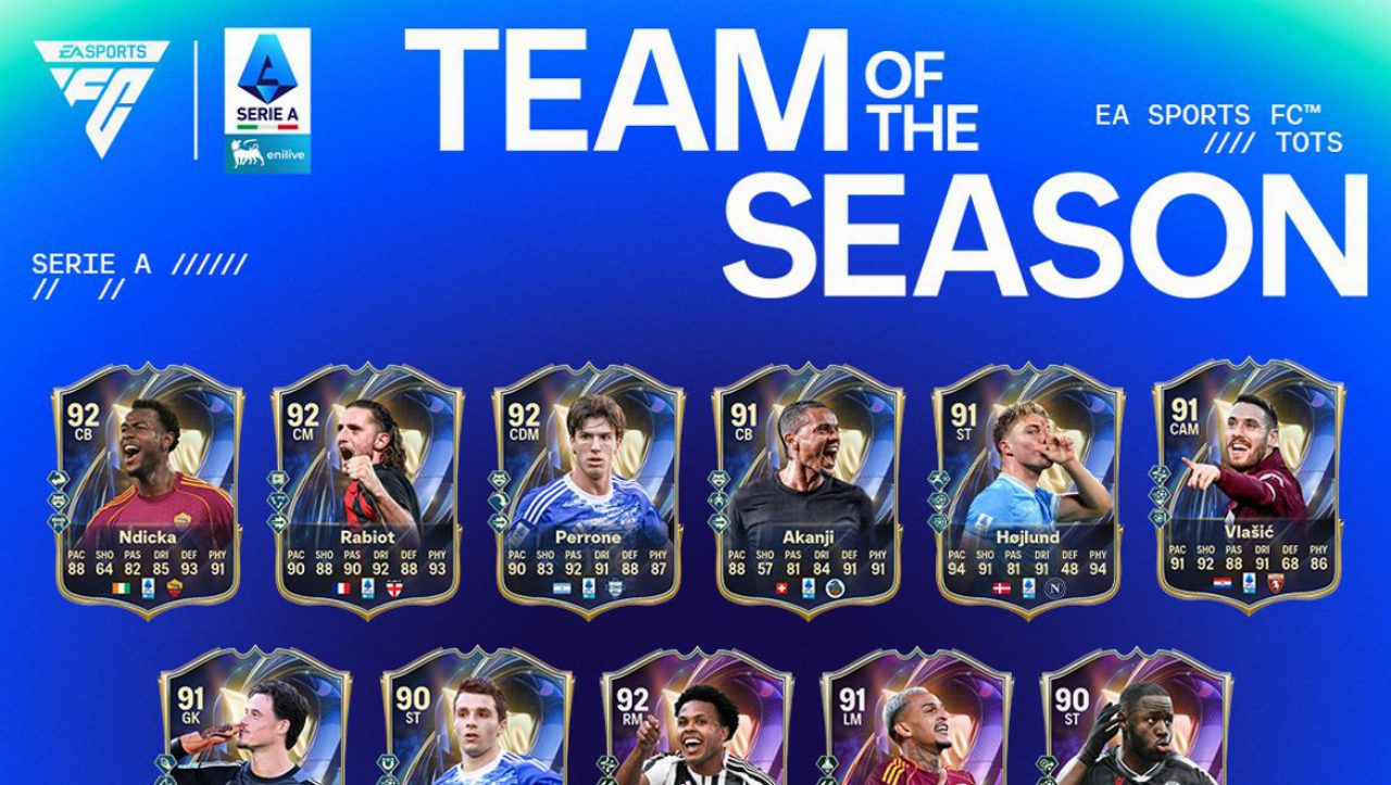 EA Sports FC 26 svela il Team of the Season della Serie A
