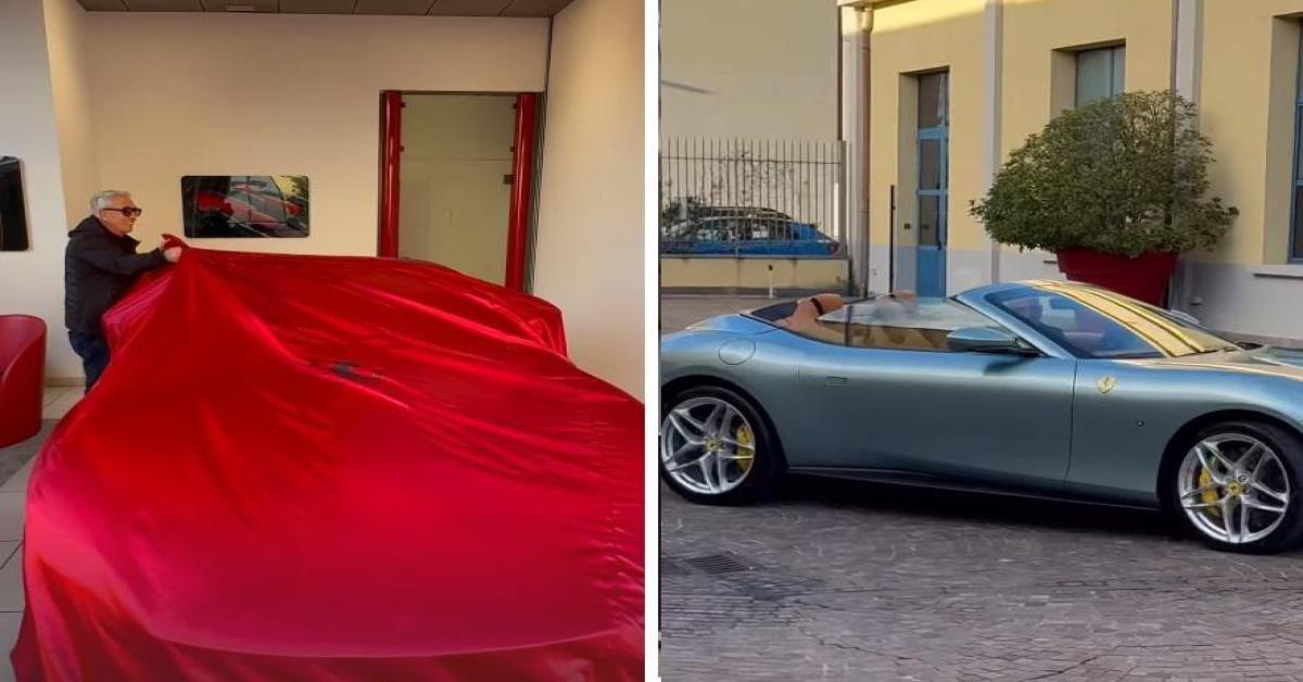 Fedez e la nuova Ferrari Roma: La prima in Italia