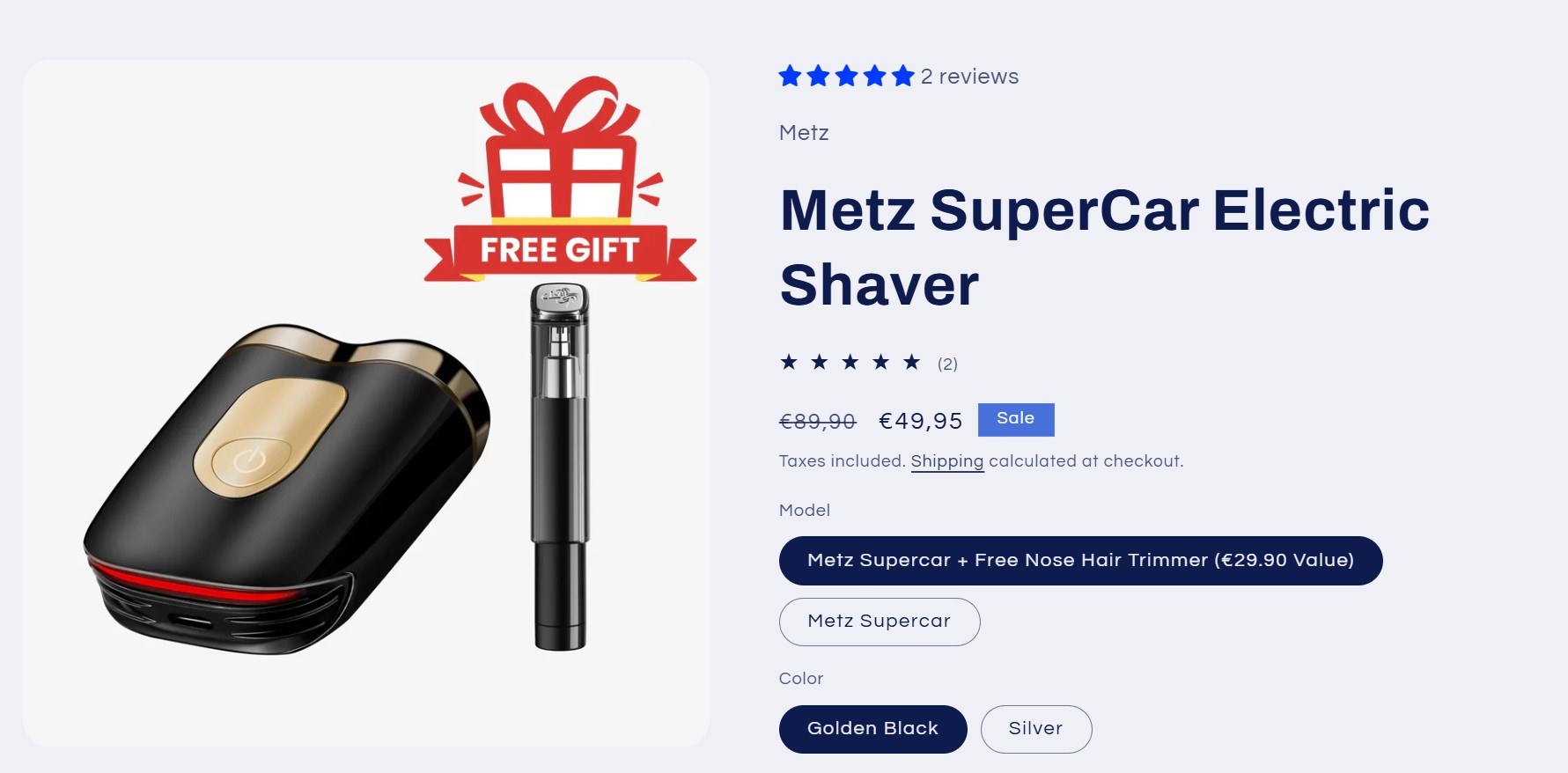 recensione Metz Supercar Electric Shaver, prova del rasoio elettrico compatto con autonomia fino a due mesi