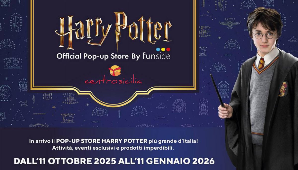 PRIMO POP-UP STORE ITALIA UFFICIALE DEDICATO A HARRY POTTER 