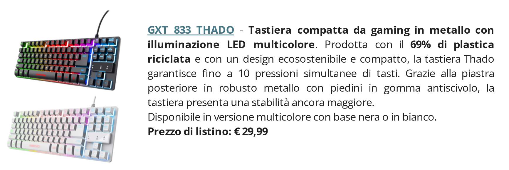 back gaming Back to Gaming: gli accessori di Trust per giocare a settembre