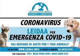 CORONAVIRUS, DA DOMENICA 6 AL 19 DICEMBRE BASTANO UN SMS O UNA CHIAMATA AL 45590 PER SOSTENERE LEIDAA PER EMERGENZA COVID-19