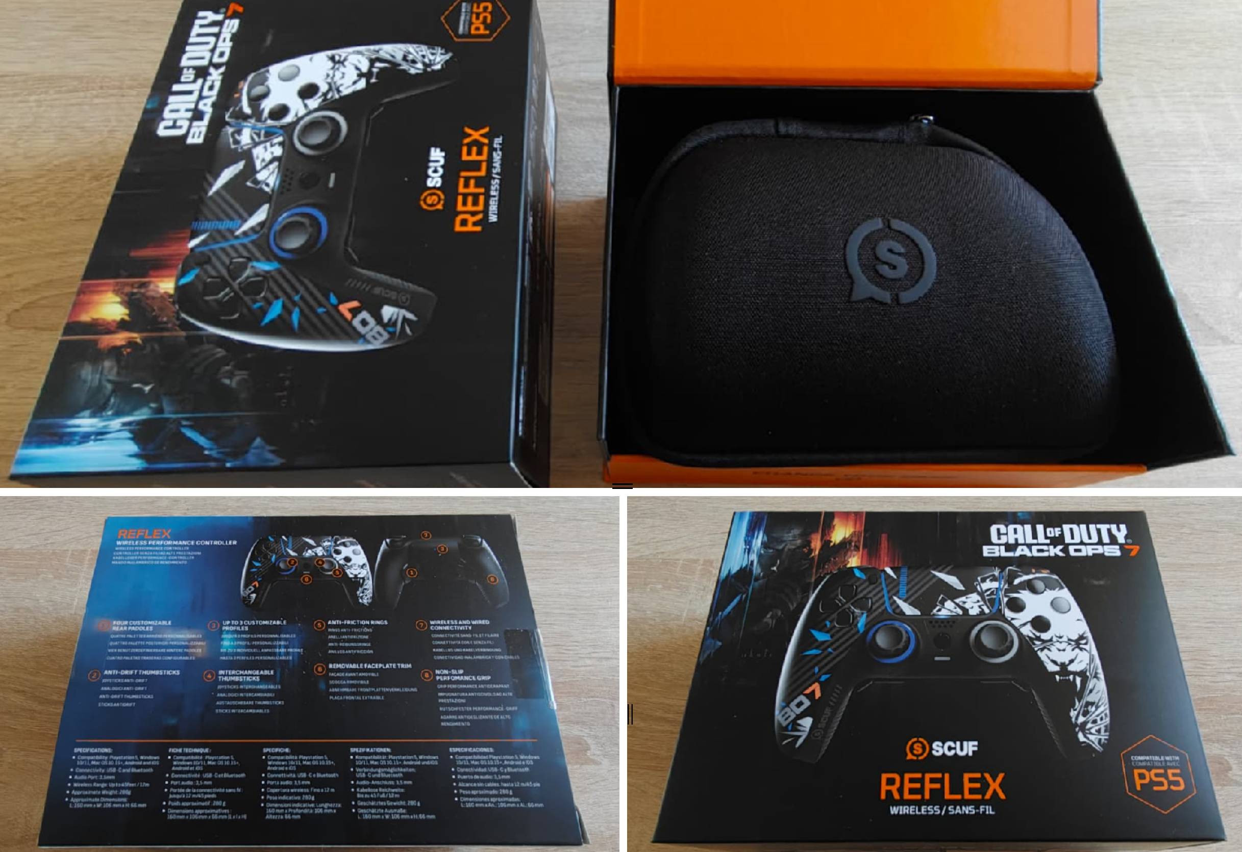 Recensione - SCUF Reflex Pro PS5 - CALL OF DUTY BLACK OPS 7 Edition