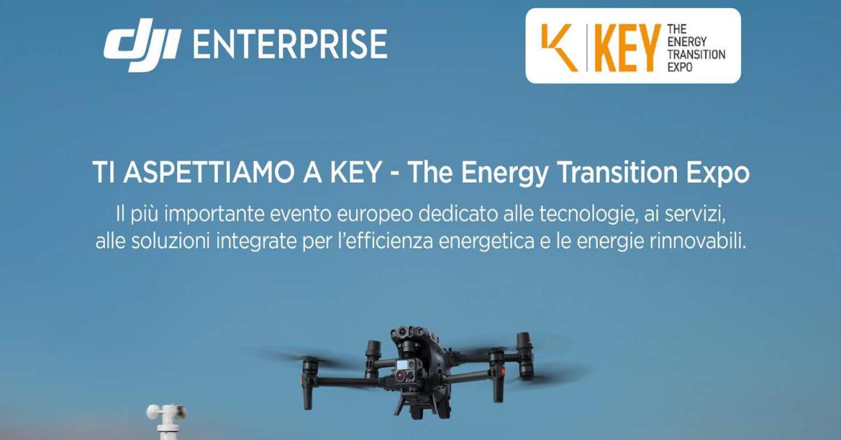 DJI Enterprise debutta al KEY - The Energy Transition Expo a Rimini 