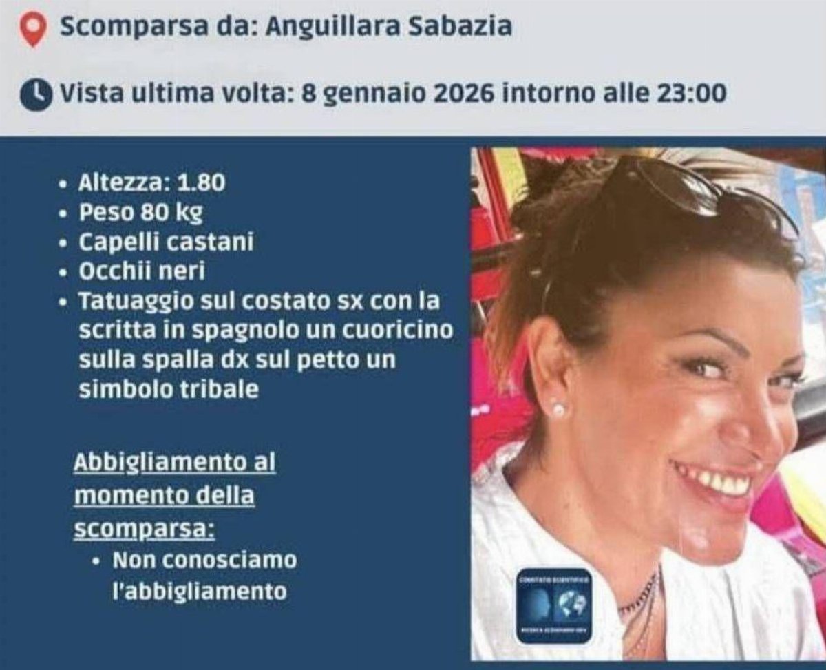 Scomparsa da Anguillara, ricerche per la 41enne Federica Torzullo