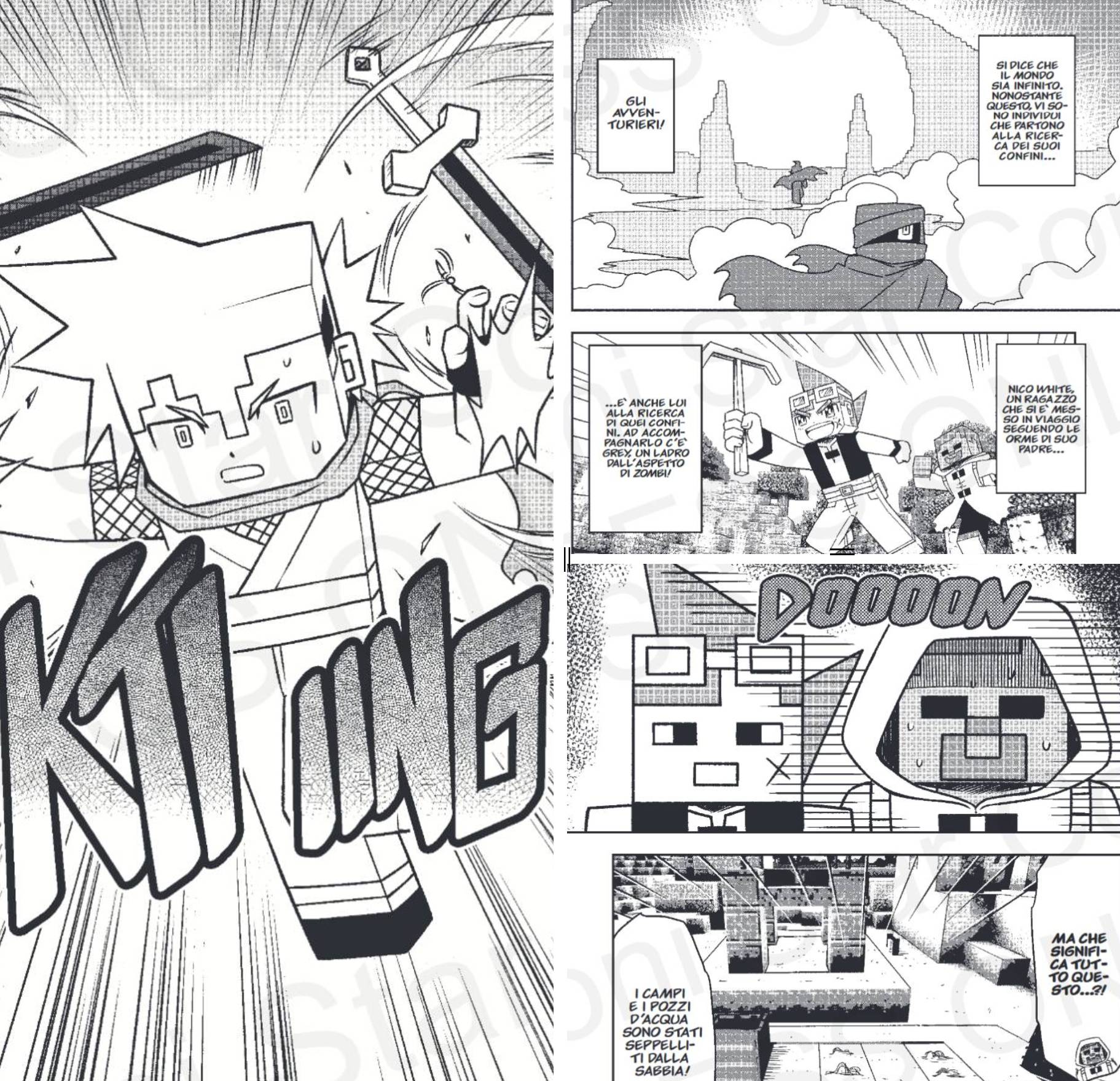 recensione minecraft Recensione Minecraft - Viaggio ai confini del mondo - il Manga