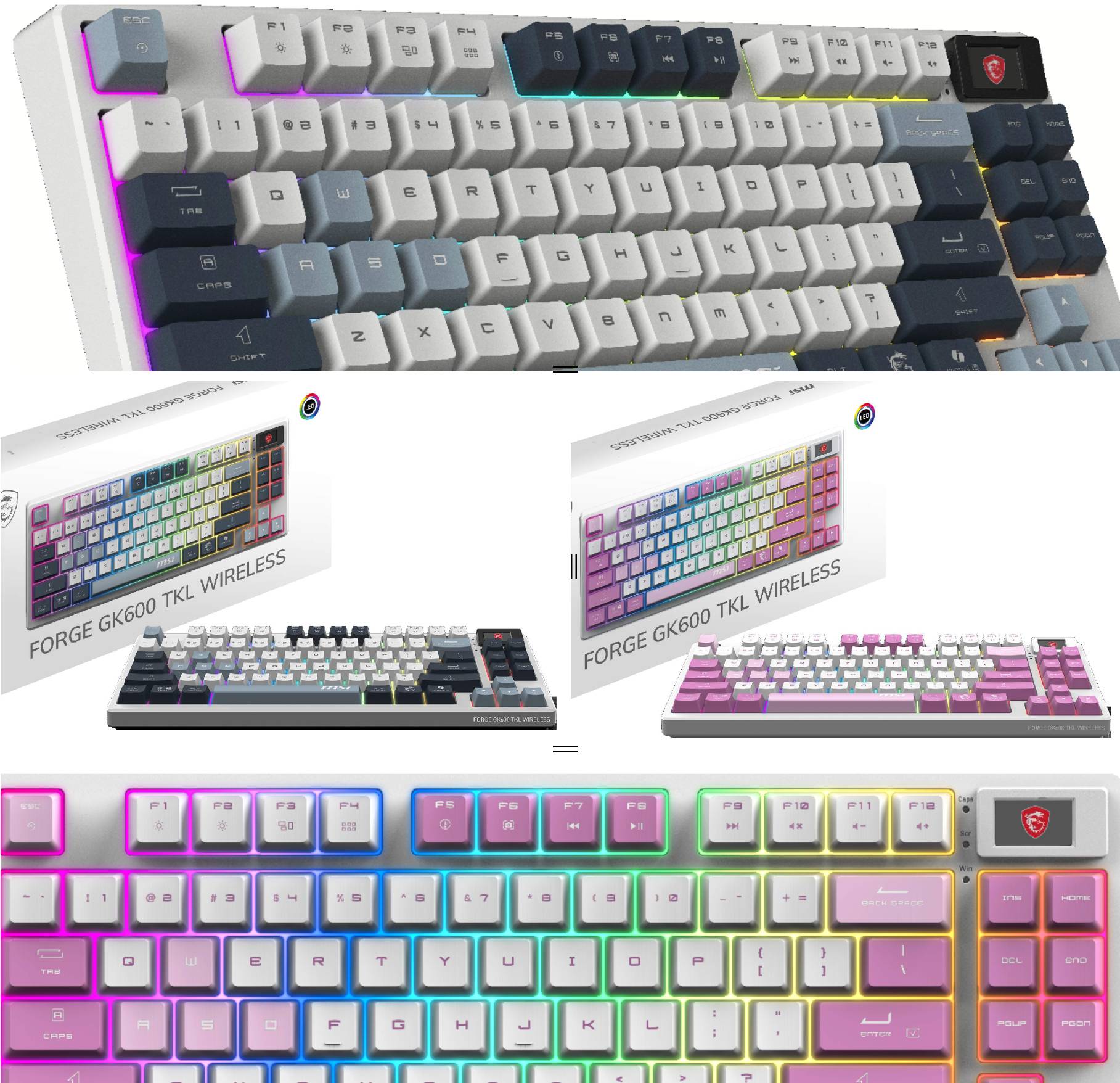 MSI Msi Forge GK600 Tkl Wireless arriva in Italia