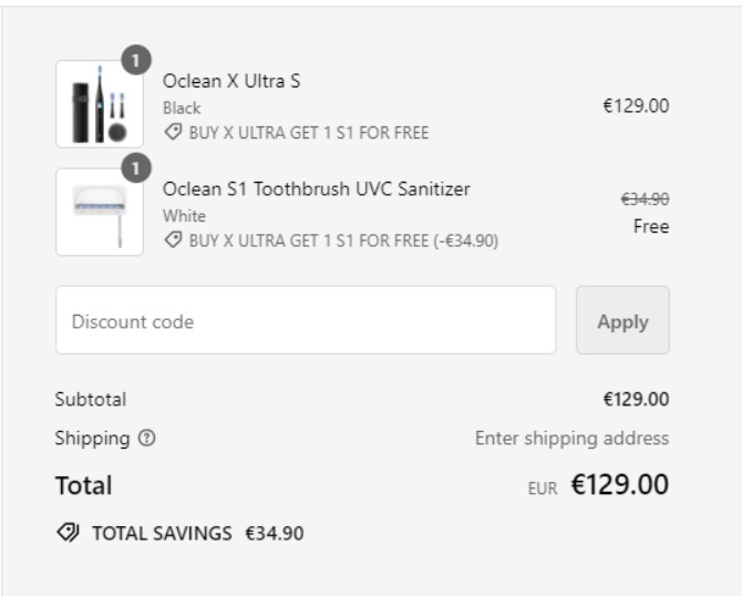 Oclean X Ultra S: lo spazzolino elettrico Wi-Fi Smart Sonic, sconto omaggio igienizzante Oclean S1