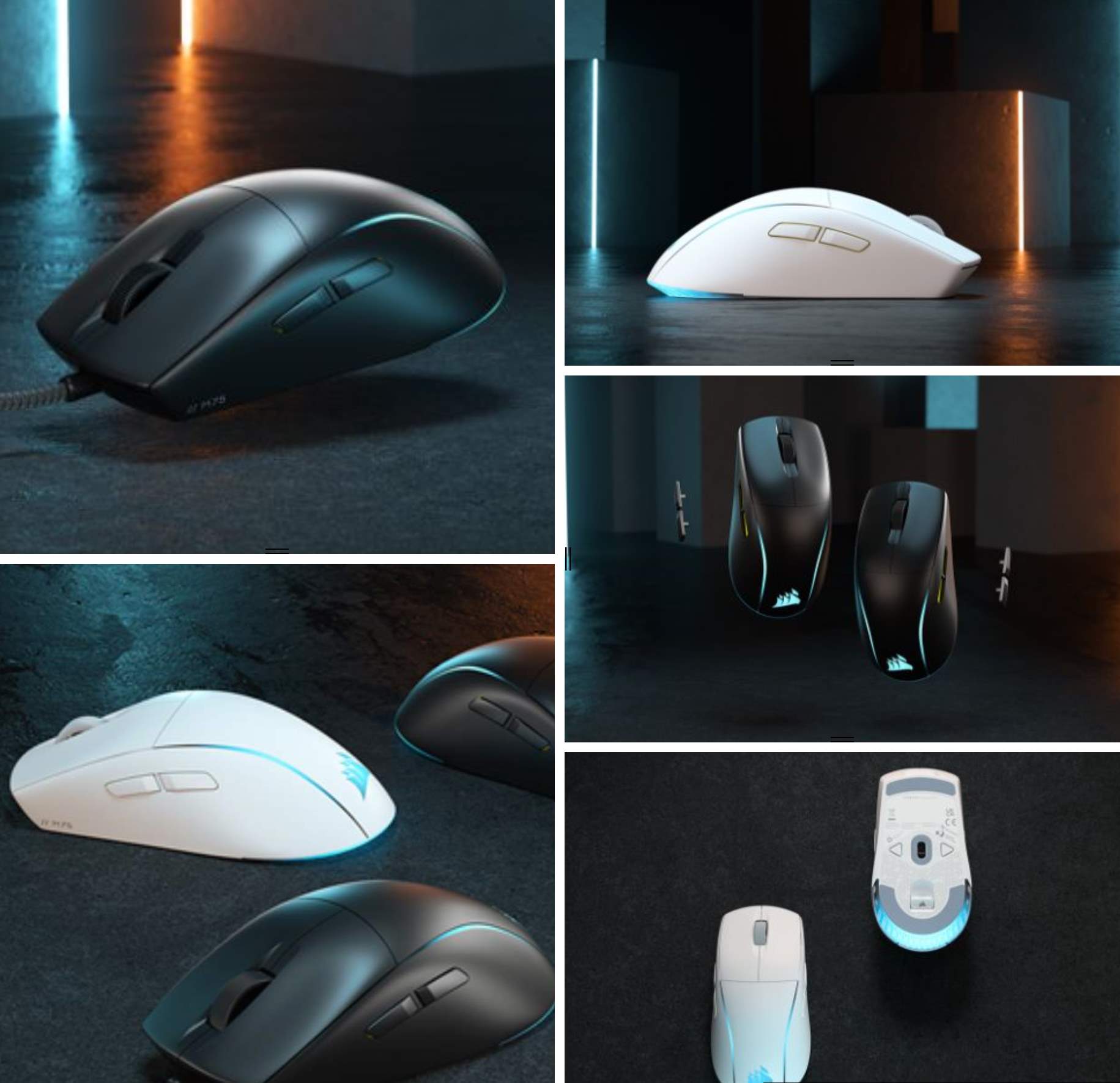 corsair nuovi CORSAIR - nuovi mouse gaming della linea M75