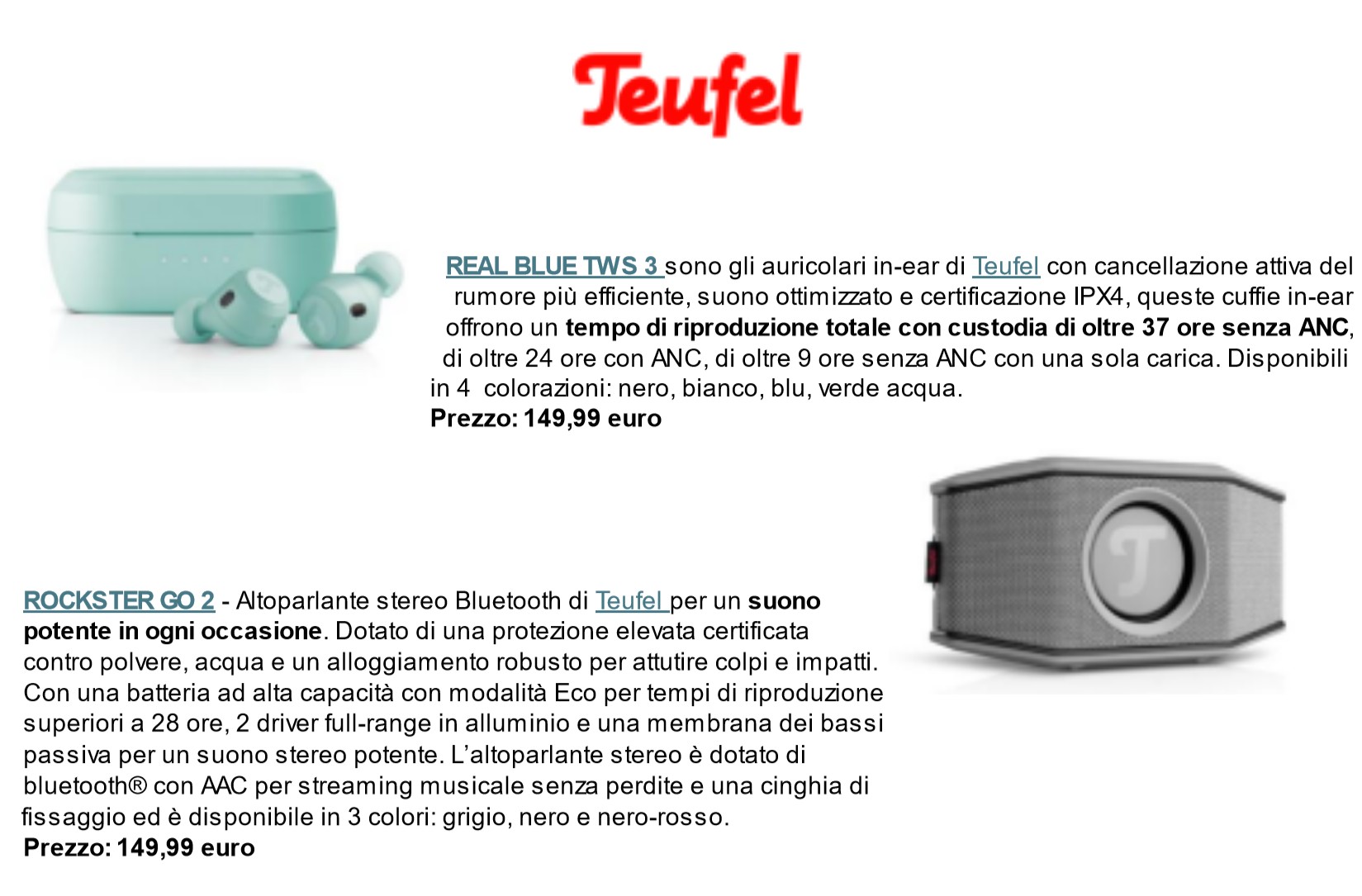 TEUFEL, TRUST, AIXI | Regali tech per Natale 2024