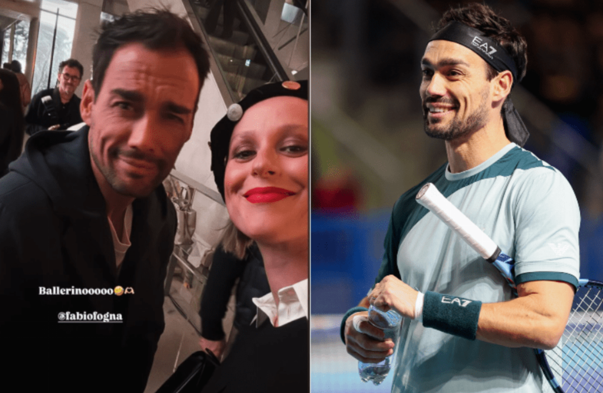 Fognini e Pellegrini, selfie a Milano e ironia sulla gravidanza