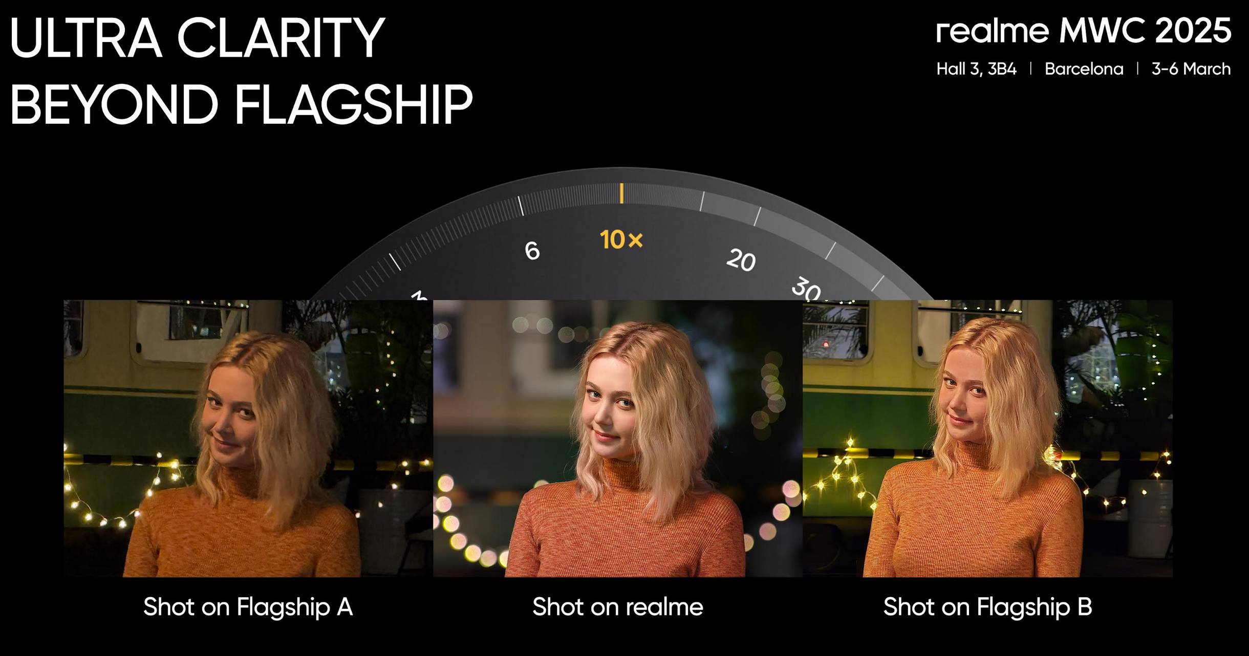 MWC 2025: realme mostrerà uno smartphone dotato di un sensore ultra-large