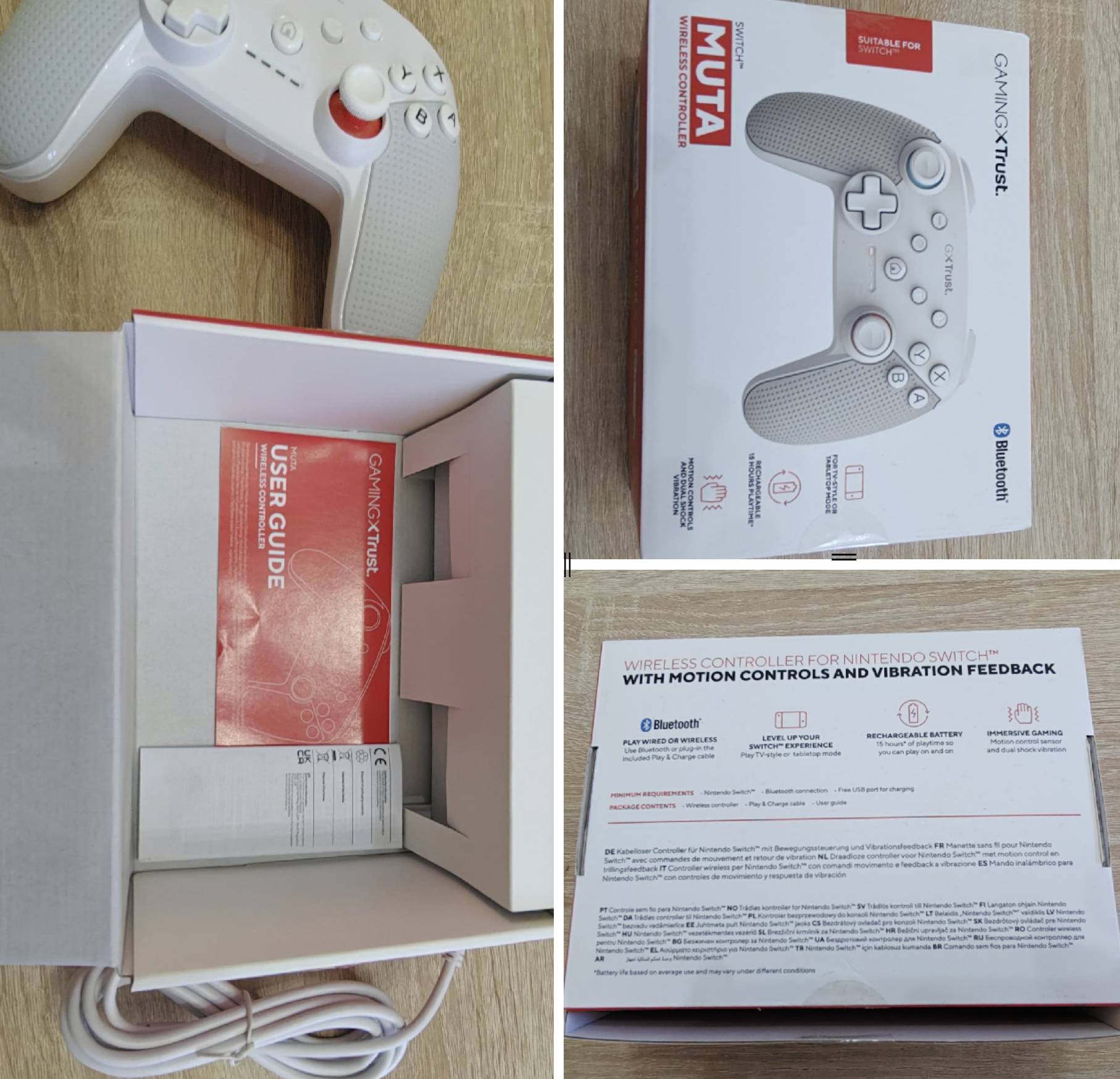 recensione controller Recensione Controller Wireless Trust GXT 1246W Muta (Nintendo Switch)