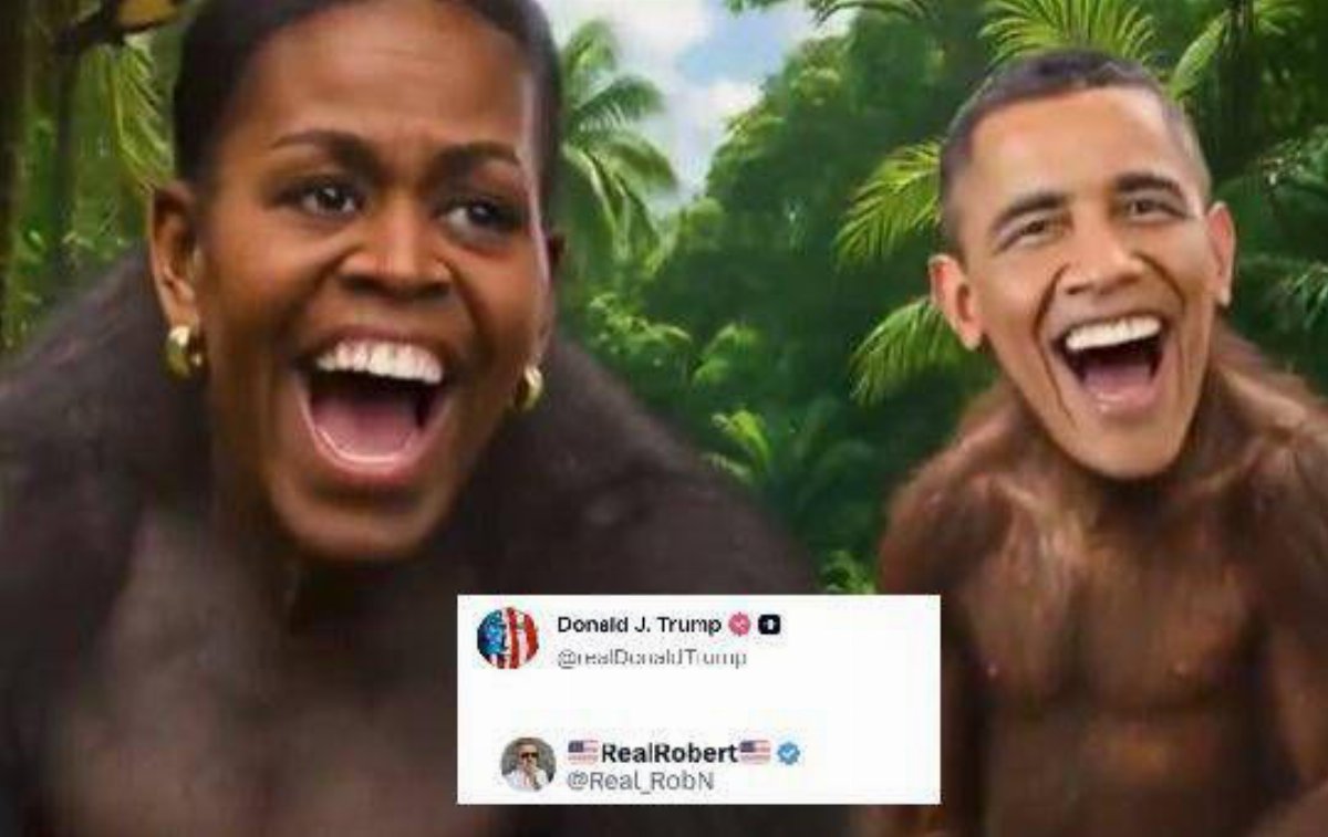 Trump rilancia un video razzista sugli Obama su Truth Social