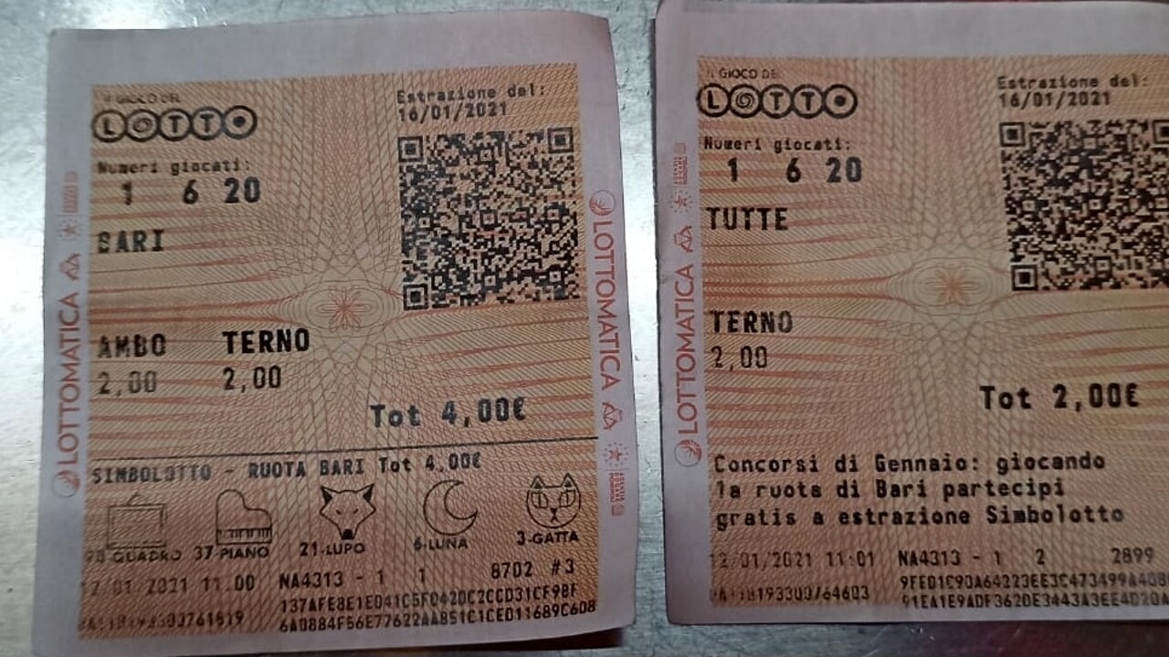 Truffa al Lotto : Vincite misteriose tra parenti amici e tabaccai