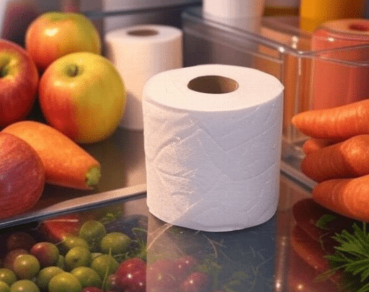 Carta igienica in frigo: il trucco virale per mantenere fresca frutta e verdura più a lungo