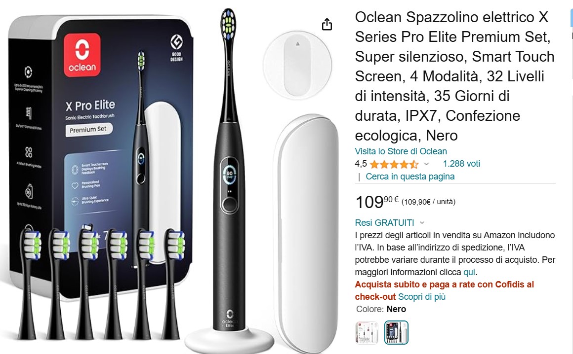 Recensione Spazzolino Elettrico Oclean X Pro Elite: Super silenzioso fino a 35 giorni di durata