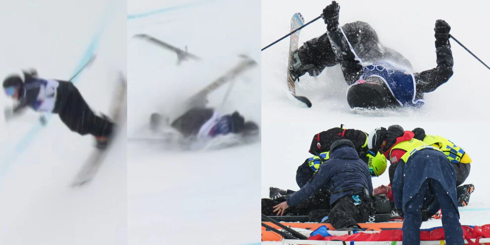 Milano Cortina, caduta nell