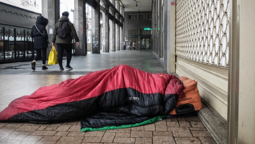 senzatetto trovato 