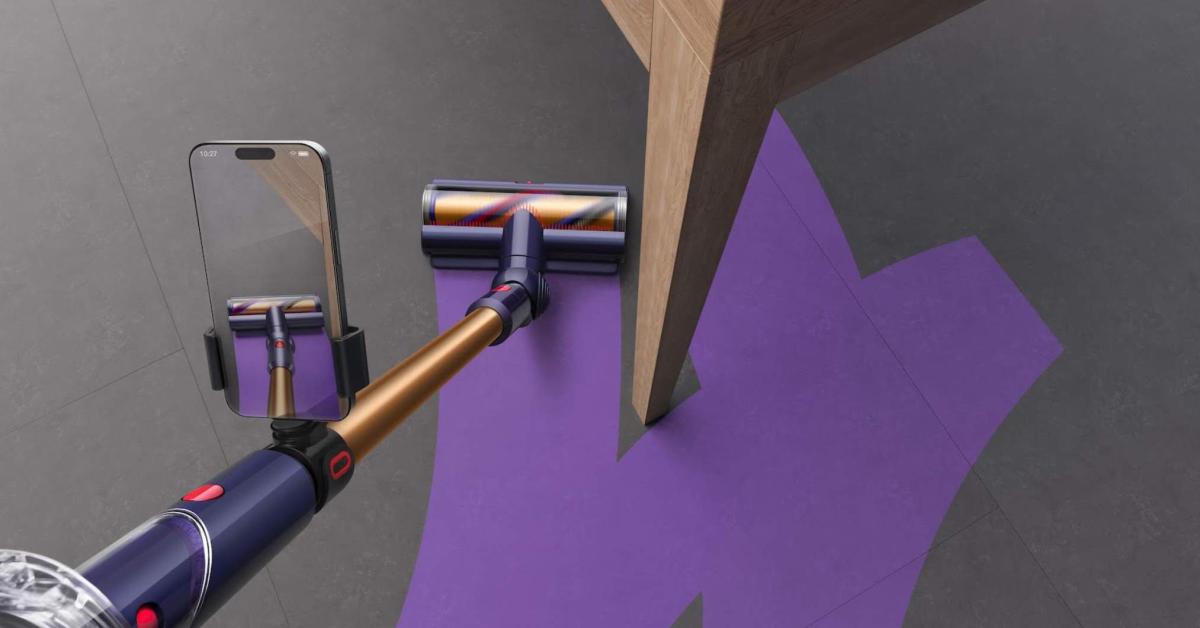 Dyson CleanTrace - la realtà aumentata visualizza dove è stato pulito