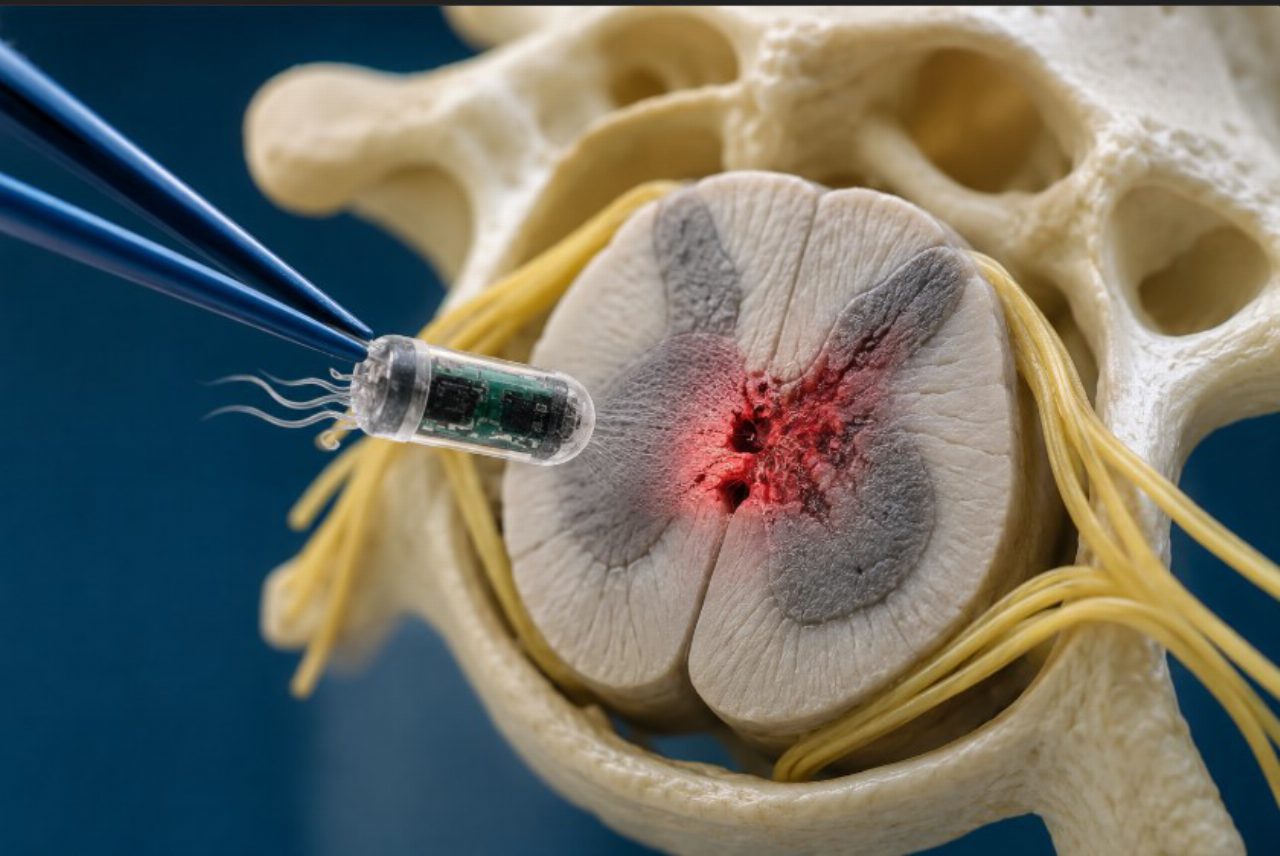 Microrobot e cellule staminali, i test sul midollo spinale migliorano il recupero nei topi