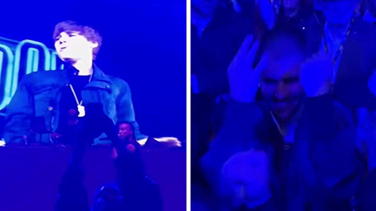 Justin Bieber canta Baby mentre Ludacris infiamma la festa di Sports Illustrated