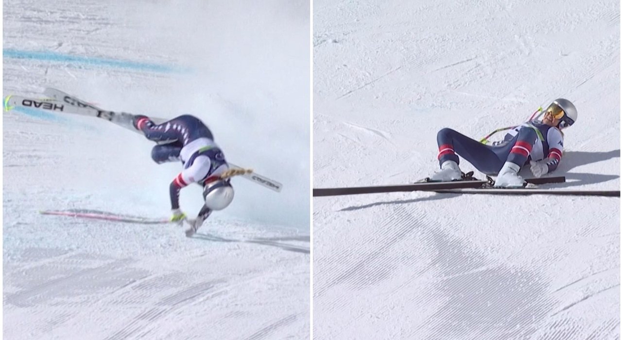Lindsey Vonn, la caduta a Cortina e la fine più dura: frattura alla gamba e intervento d
