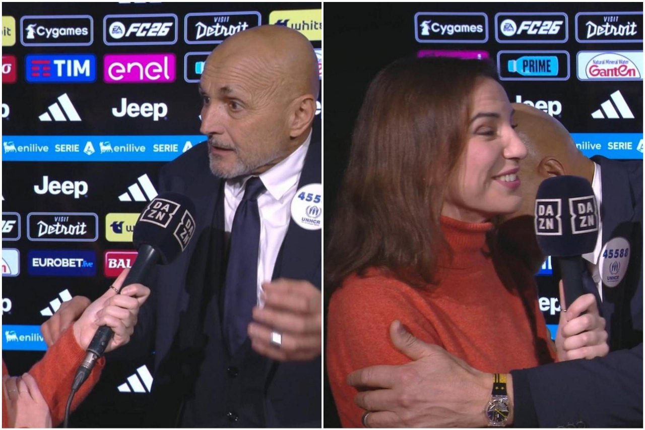 Juventus-Lazio, Spalletti ironizza sul rigore negato: siparietto con la giornalista in diretta