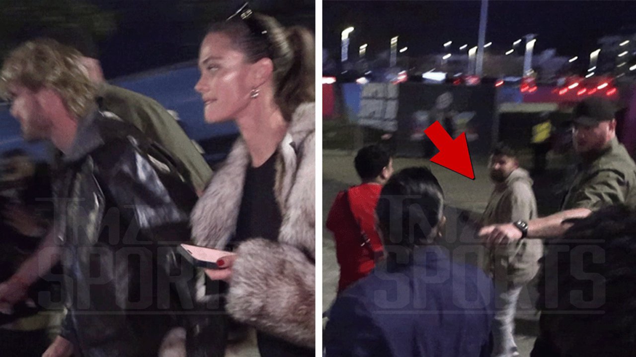 Fan troppo insistente al Super Bowl, la guardia del corpo di Logan Paul interviene