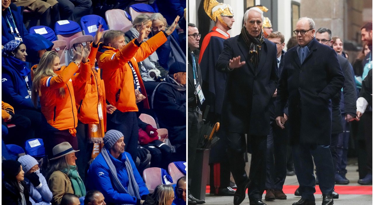 Olimpiadi Milano-Cortina, i reali europei sugli spalti e Alberto di Monaco alle premiazioni