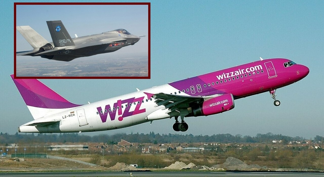 Allarme su volo Wizz Air, nome wifi con parola terrorista fa scattare caccia israeliani