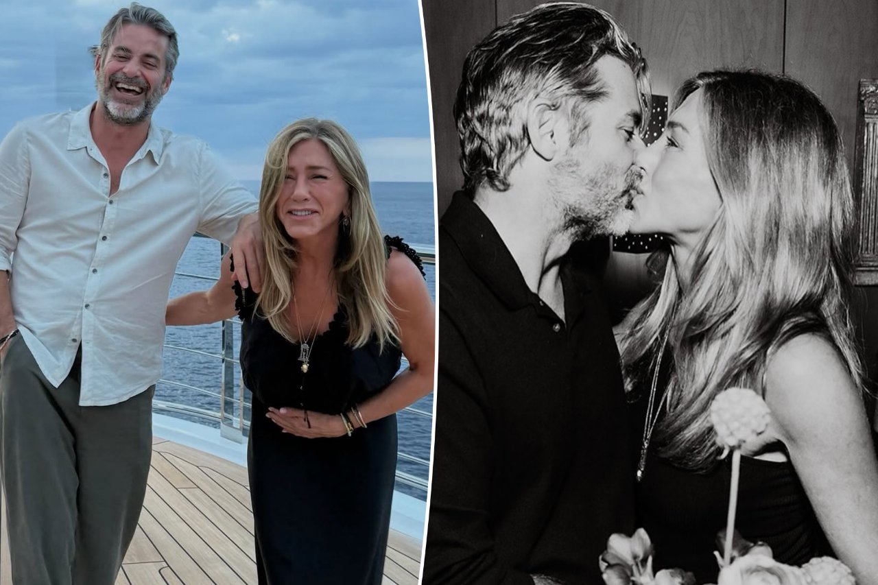 Jennifer Aniston festeggia 57 anni, il bacio con Jim Curtis conquista i fan
