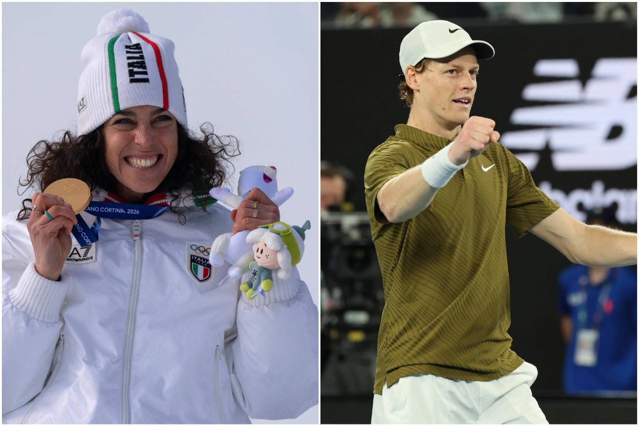 Brignone oro nel superG a Milano Cortina 2026, esulta anche Sinner