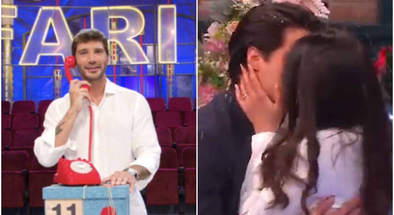 Affari tuoi, matrimonio in diretta per Giulia e Marco ma sfuma il premio da 250mila euro