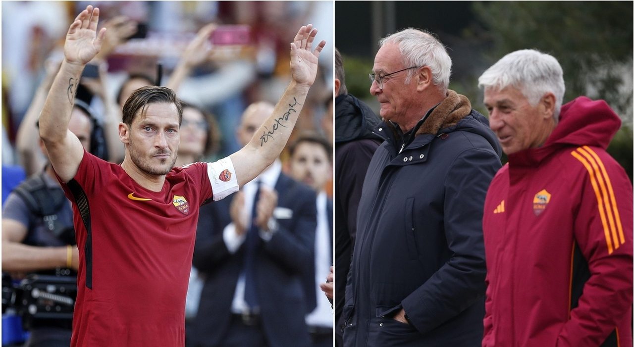 Totti alla Roma, ritorno vicino e incontro con Gasperini Totti alla Roma, ritorno vicino e incontro con Gasperini