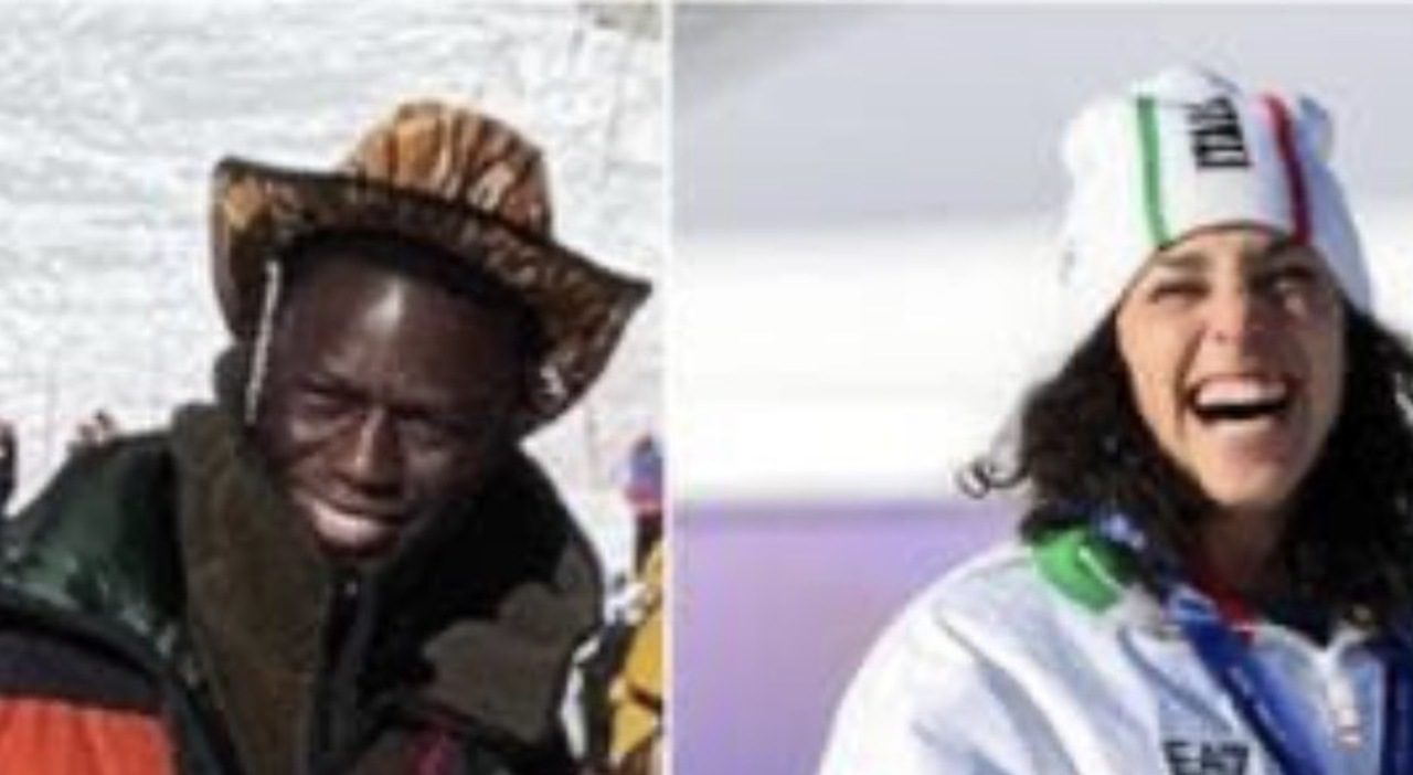 Federica Brignone, chi è James Mbaye il modello visto a Cortina